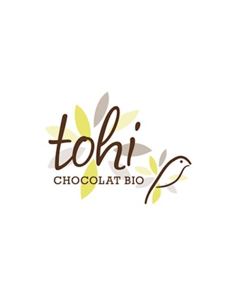 BIO Donkere chocolade 74% cacao met gezouten amandelen 70g