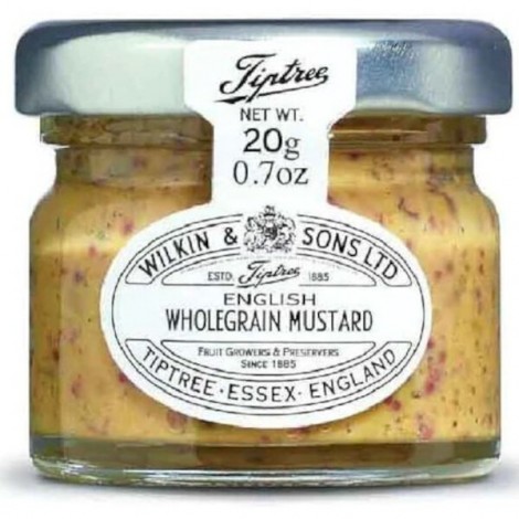 English wholegrain mustard 38g