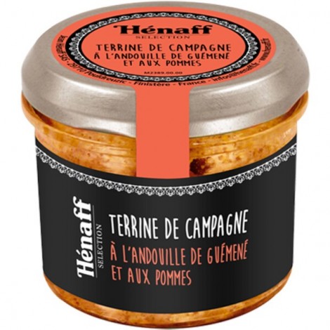 Terrine De Campagne À L'Andouille Et Aux Pommes 90g