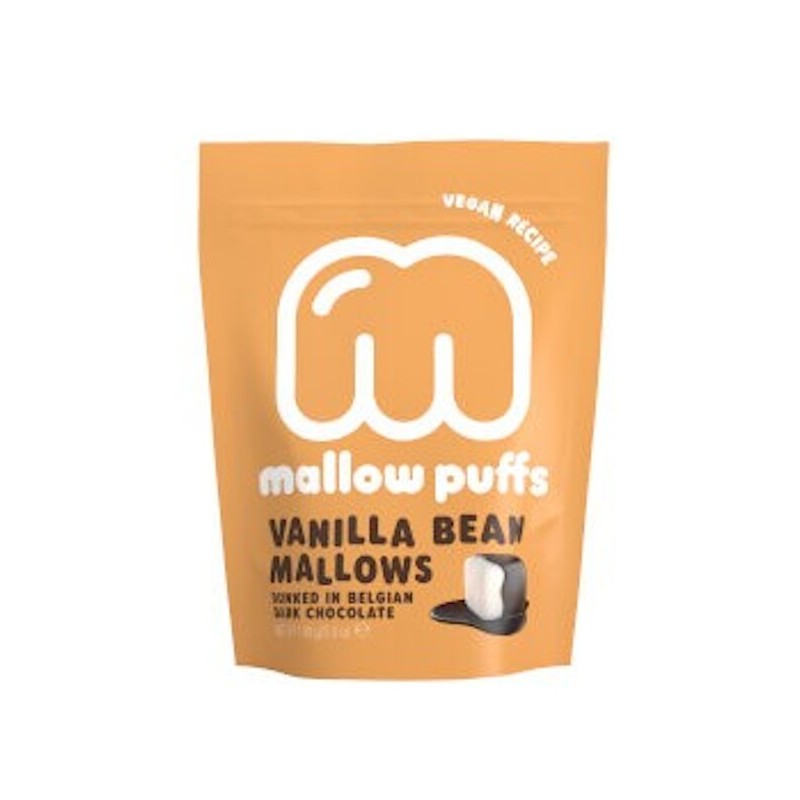 Vegan Vanille Marshmallows In Donkere Chocolade  100g