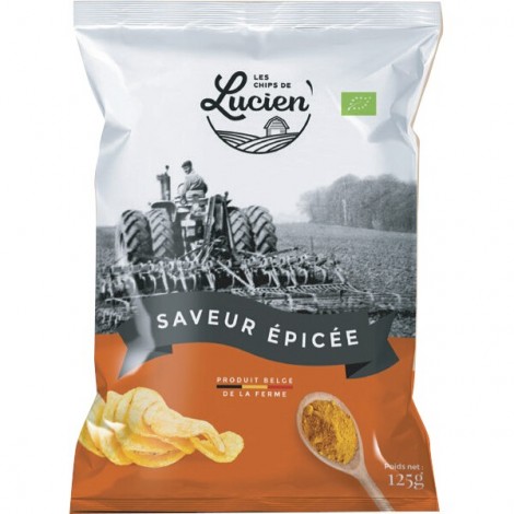 Chips Belge de la ferme saveurs épicée 125g