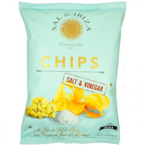 Chips à la Fleur de Sel & au vinaigre moscatel 125g