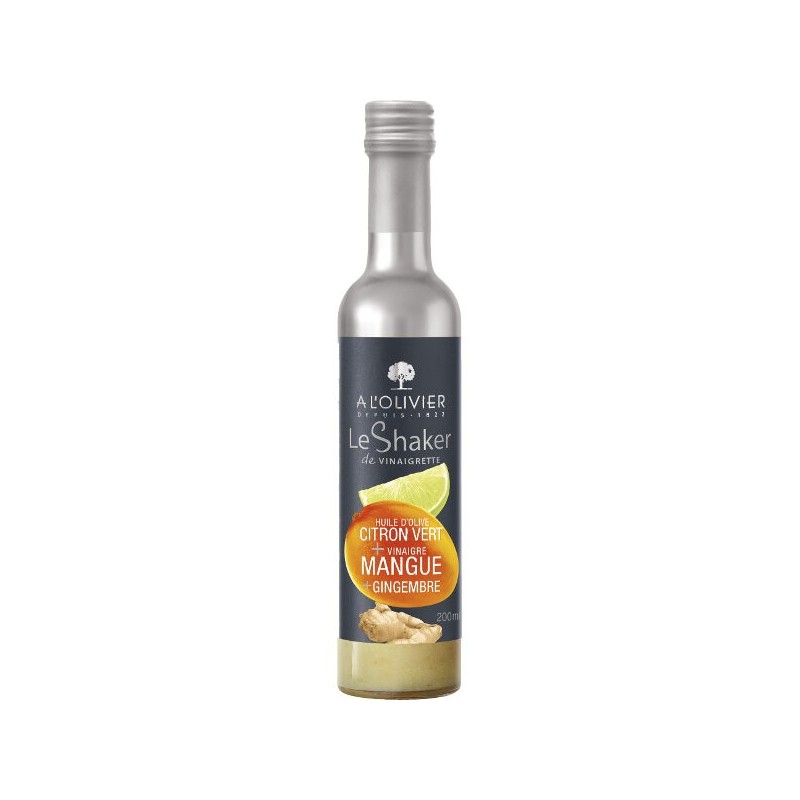 Shaker Olijfolie Limoen & Mango azijn & Gember 20cl