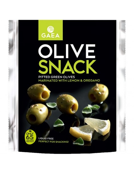SnackP. Olives Vertes Dénoy. Origan & Citron 65g