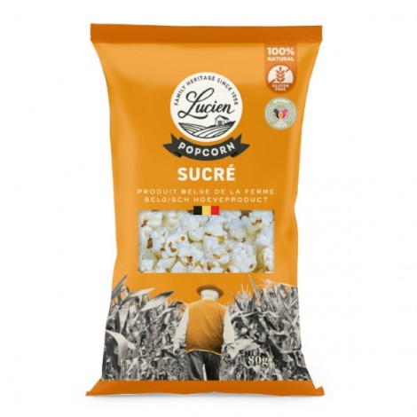 Belgische popcorn  zoet 55g