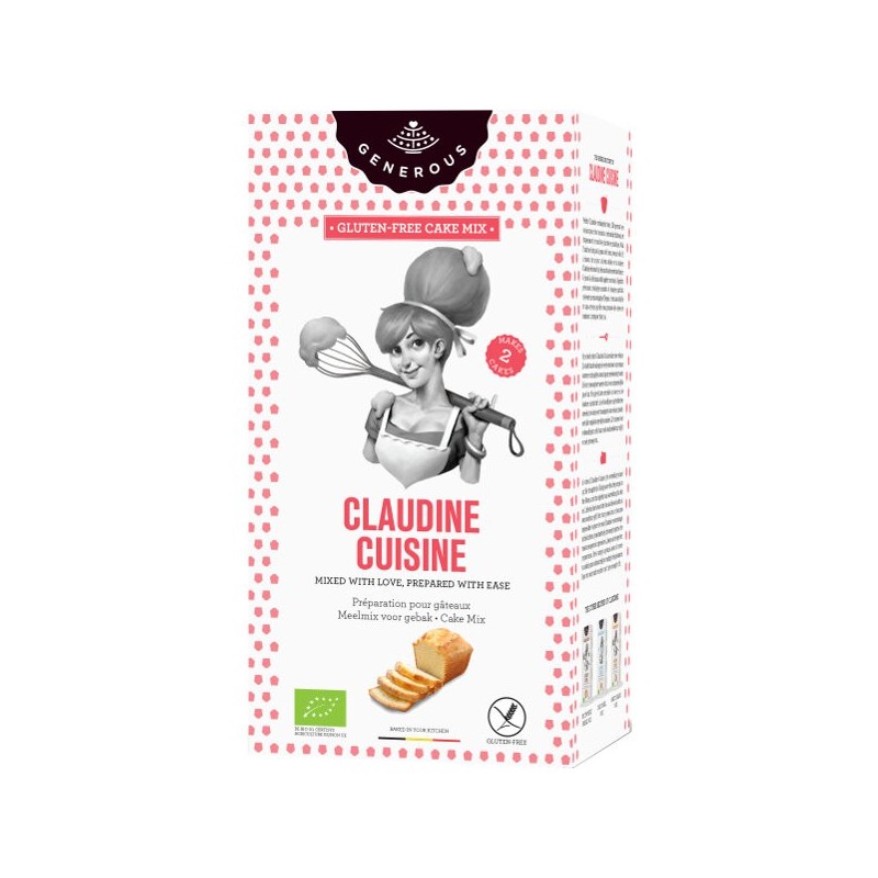 Claudine Cuisine - Meelmix voor gebak BIO (glutenvrij) 500g