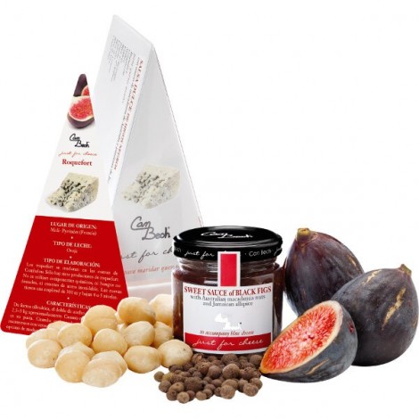 Just for Cheese Figues noires, macadamia & allspice Jamaicain 115g