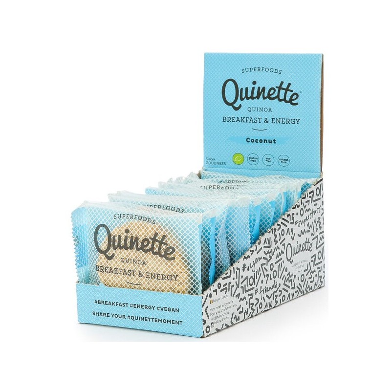 Quinoa ontbijtkoekje KOKO BIO (glutenvrij-vegan) 12x50g