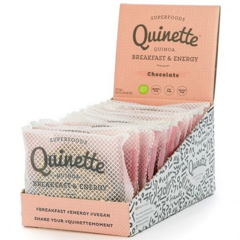 Quinoa ontbijtkoekje CHOCOLADE BIO (glutenvrij-vegan) 12x50g