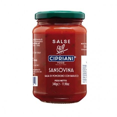 Sauce tomates Sansovina BIO 340g