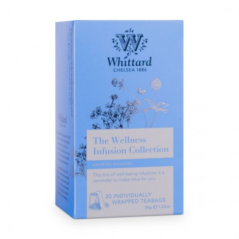 Individueel verpakte zakjes 20's Wellbeing Infusion Mixed Box 36g