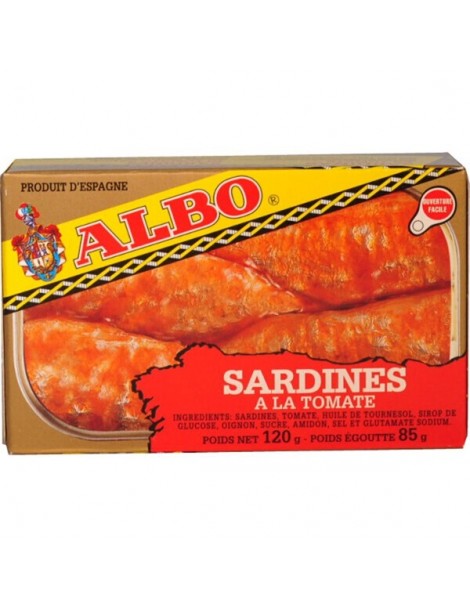 Sardines à la tomate 120g