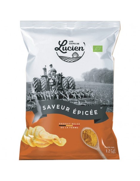 Belgische chips gekruide smaken 125g