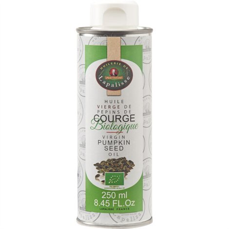 Zuivere pompoenpit olie BIO bidon 25cl