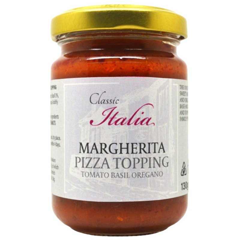 Pizzatopping margherita 130g
