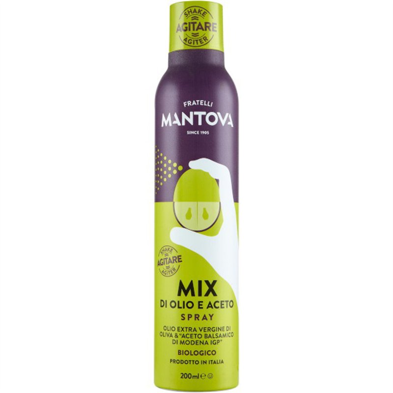 Biologische extra zuivere olijfolie en balsamicoazijn uit Modena BGA spray 200ml