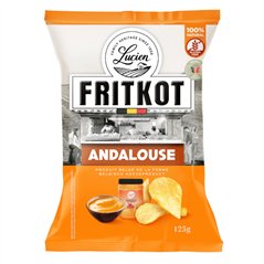 Belgische Fritkot chips Andalouse 125g