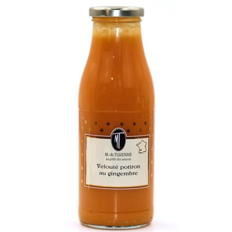 Fluweelzachte pompoen-gembersoep 50cl
