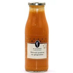 Fluweelzachte pompoen-gembersoep 50cl