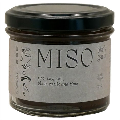 Miso-condiment met zwarte knoflook 125g