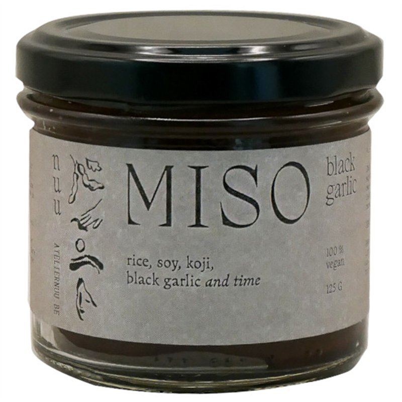Miso-condiment met zwarte knoflook 125g