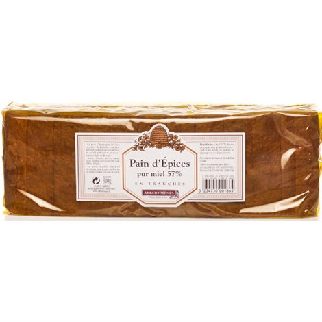Peperkoek met 57% honing 300g