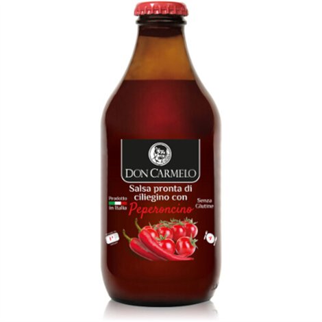 Salsa met Kerstomaten en Spaanse Peper 330g