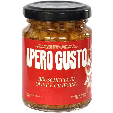 Bruschette met Olijven en Kerstomaten 100g