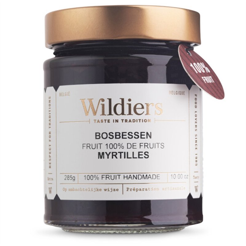 Fruitbeleg 100% fruit Wilde bosbessen 285g