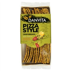 Crispbread Pizza Stijl kaas, zongedroogde tomaat & olijven 130g
