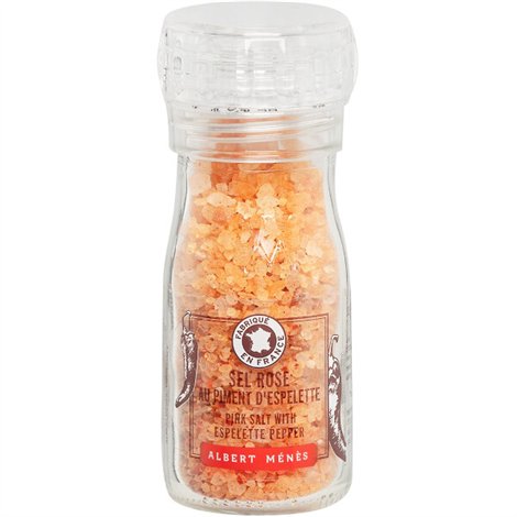 Roos zout met Espelette peper - Molen 90g