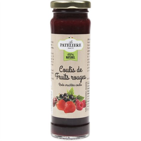 4 Rode vruchtencoulis 50% vruchten 165g