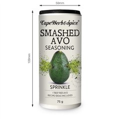 Geplette Avocado kruidenmix Shaker 75g
