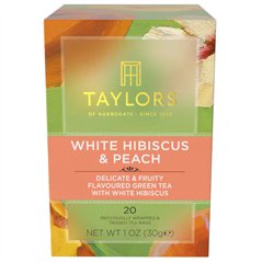 White Hibiscus & Peach Green thee 20s
