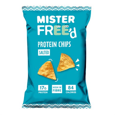 Proteinechips met zeezout 70 g
