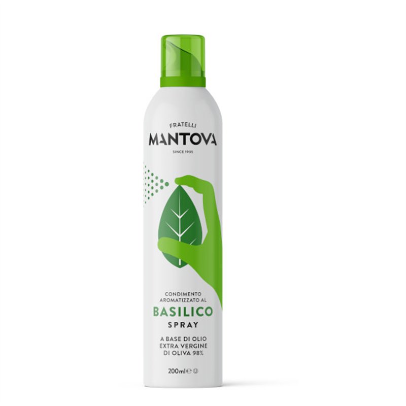 Extra zuivere olijfolie met basilicum spray 200ml