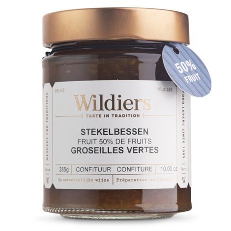 Konfituur 50% fruit Stekelbessen 285g