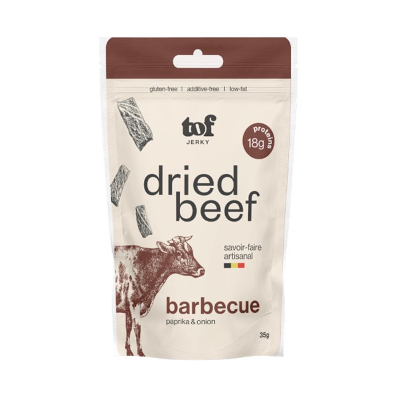 Jerky van Gedroogd Rundvlees Barbecue 35g