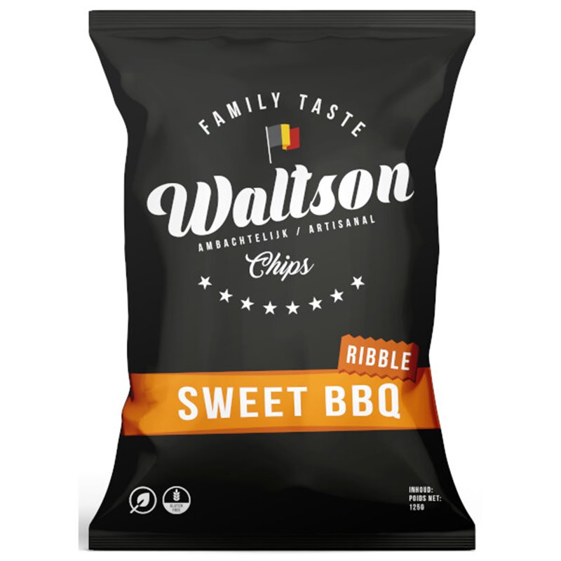 Sweet BBQ Ribble chips 125g