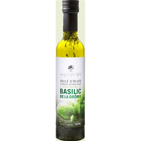 Huile d'Olive et Basilic Frais 25cl