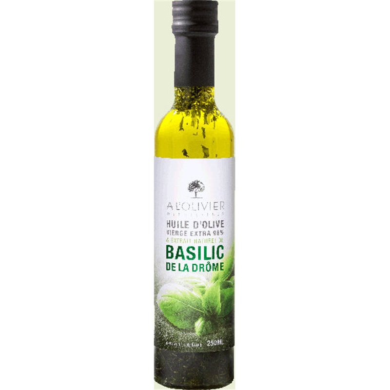 Huile d'Olive et Basilic Frais 25cl