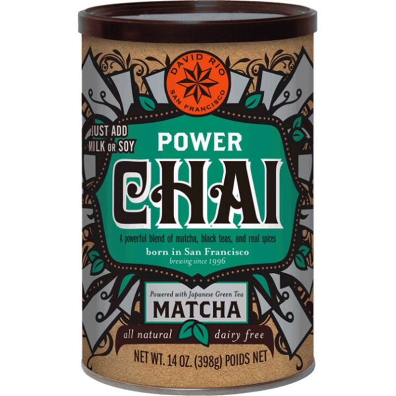 Power Chai with Matcha (sans gluten-vegan) 398g