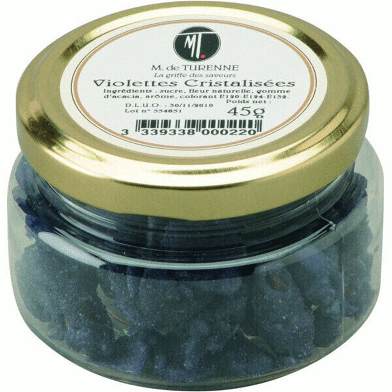 Gekristaliseerde Violetblaadjes 45g