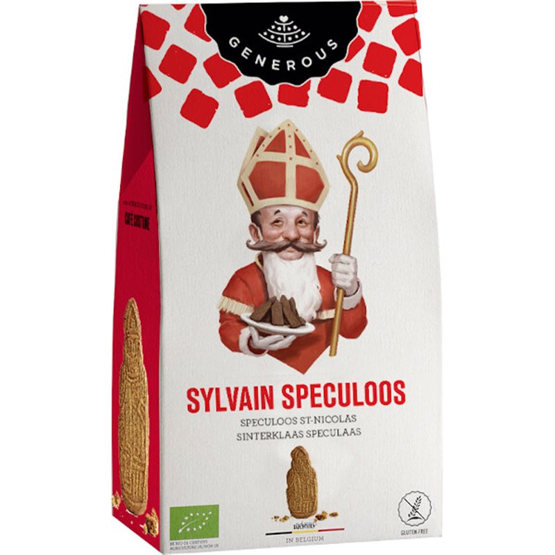 Sylvain Speculoos St Nicolas BIO (sans gluten) 140g