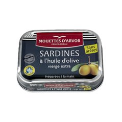Sardines Huile d'Olive sans arêtes 115g