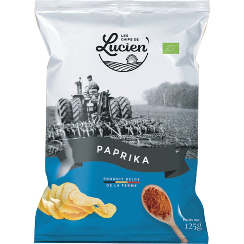 Belgische chips paprika 125g