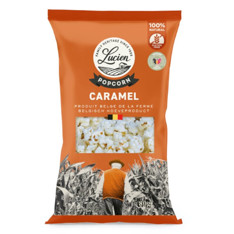 Popcorn Belge caramel 55g