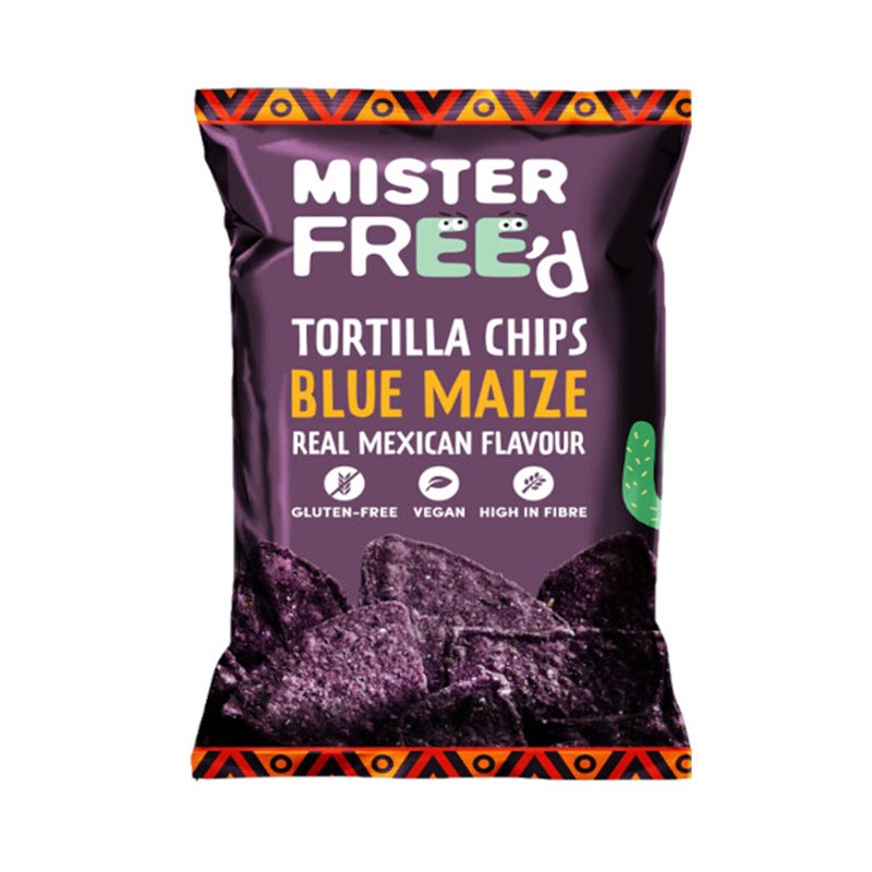 Chips tortilla au maïs bleu (sans gluten-vegan) 135g