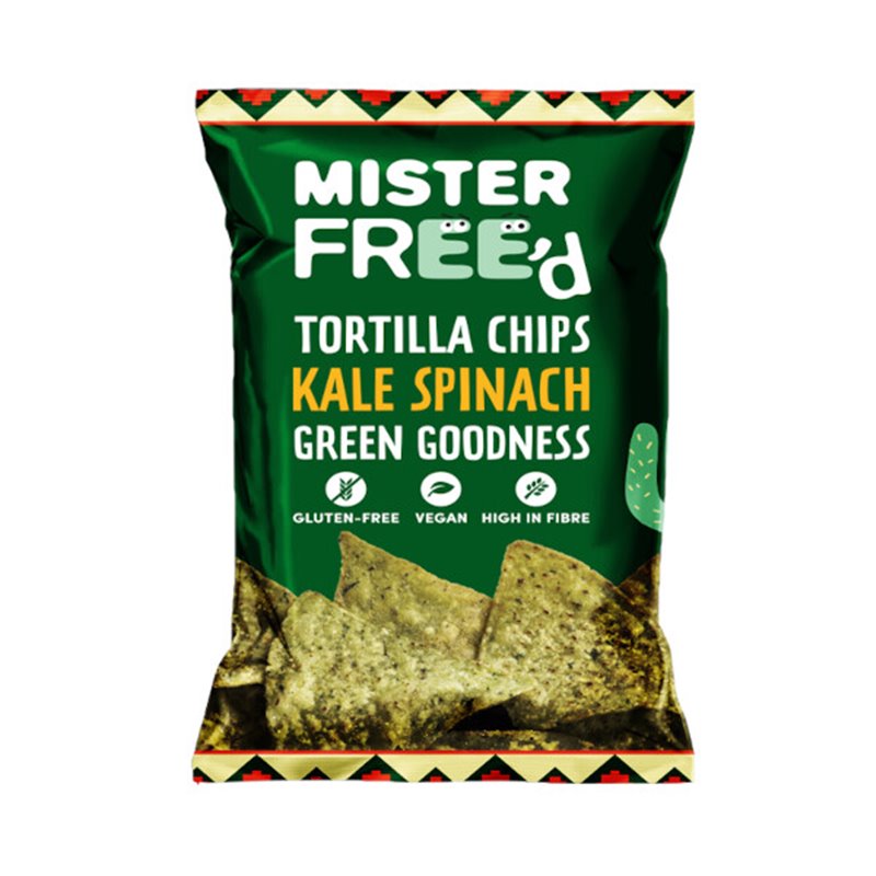 Chips tortilla kale & épinards (sans gluten-vegan) 135g