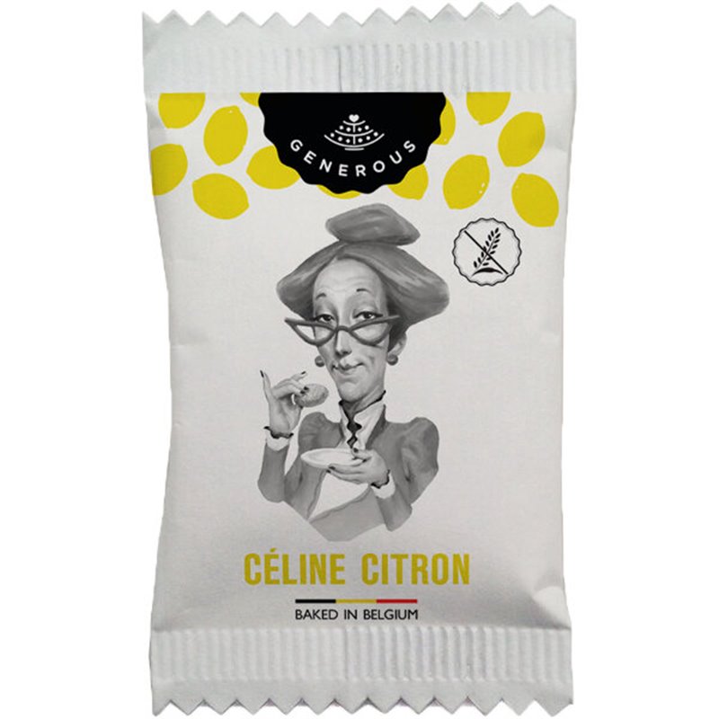 Cookies Flowpack - Céline Citron (104pcs.) BIO (sans gluten) 850g